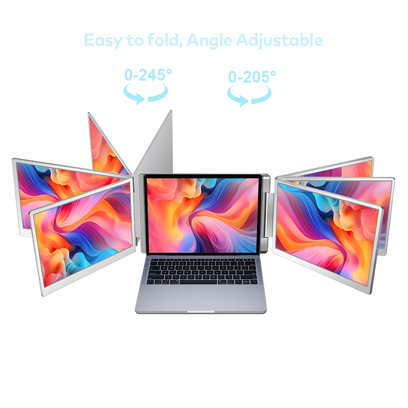 Laptop Stand - Dual Screen Display Portable LCD Monitor