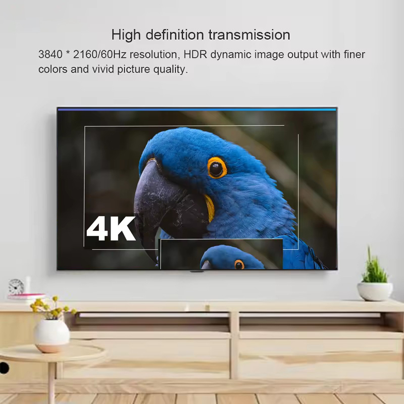 4K 60Hz DisplayPort To HDMI Ex - огляд і ціна Hdmi Cable