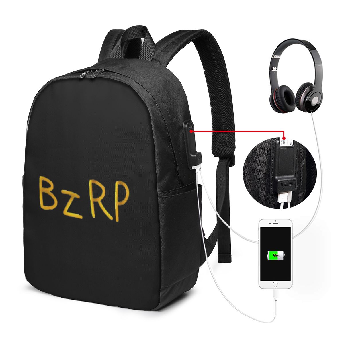Bizarrap Cap (BZRP) Backpack T - огляд і ціна Laptop Bag