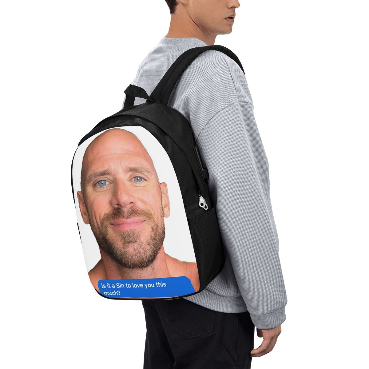 Johnny Sins Flirty Text Bubble - огляд і ціна Laptop Bag