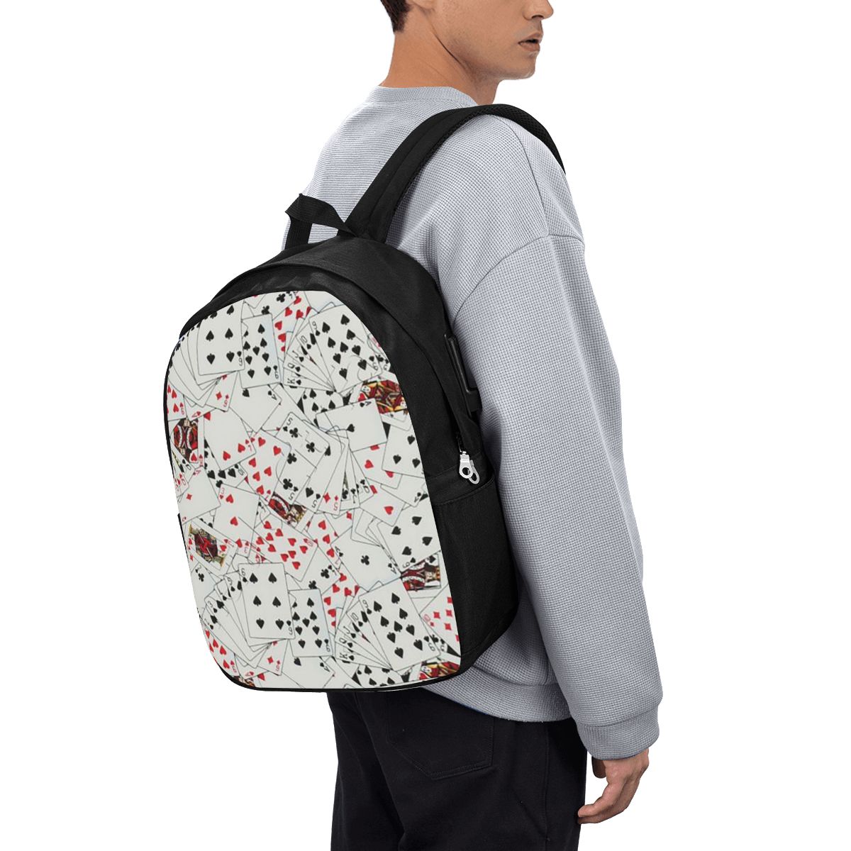 Playing Cards Poker Print Back - огляд і ціна Laptop Bag