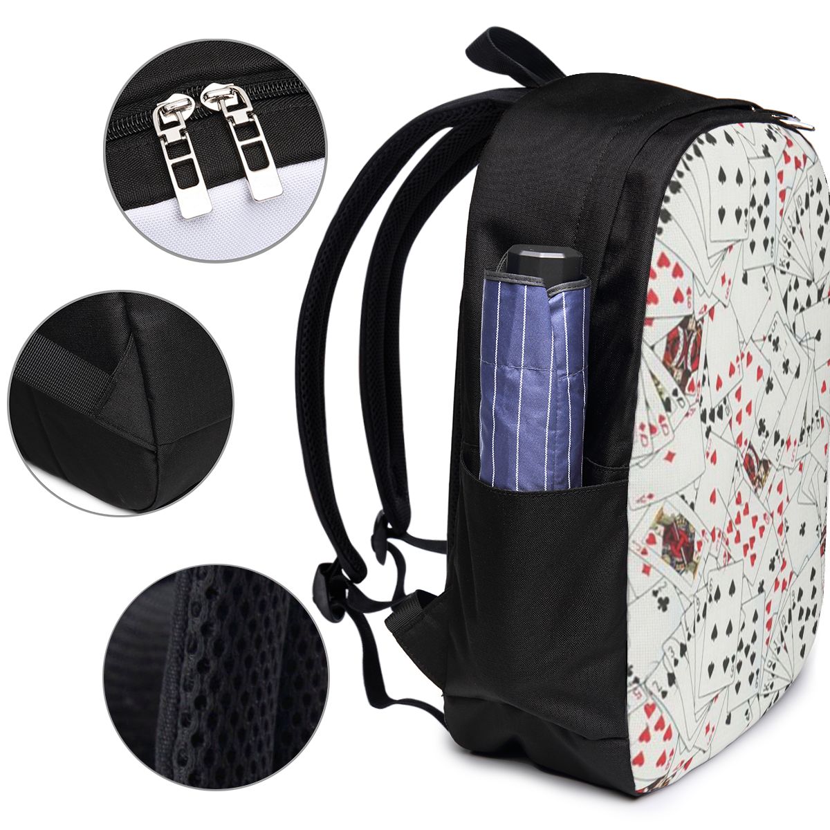 Playing Cards Poker Print Back - огляд і ціна Laptop Bag
