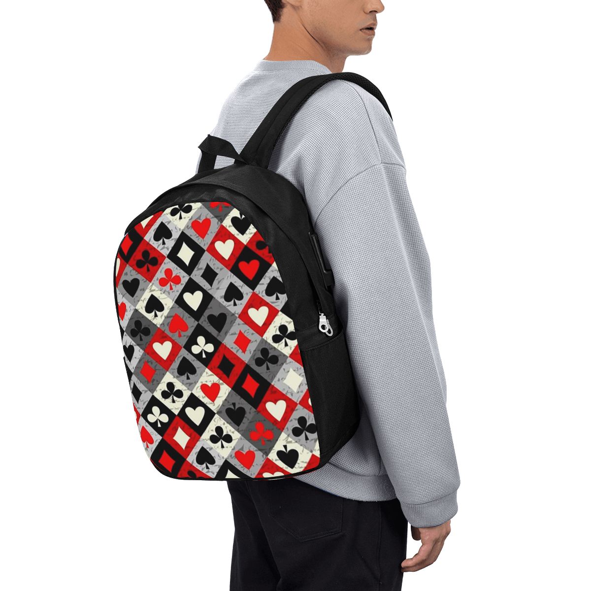 Playing Cards Poker Print Back - огляд і ціна Laptop Bag