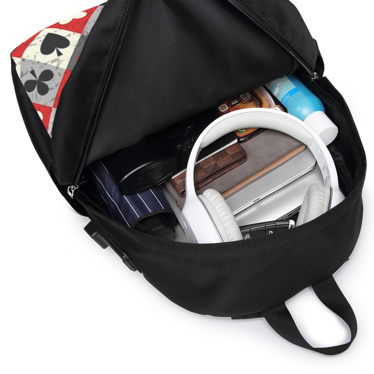 Playing Cards Poker Print Back - огляд і ціна Laptop Bag