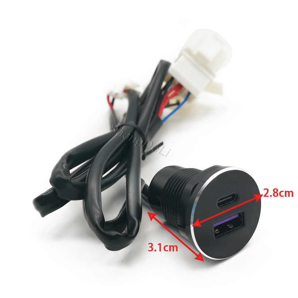 1PC Car Dual USB Outlet Charge - огляд і ціна Usb C Hub