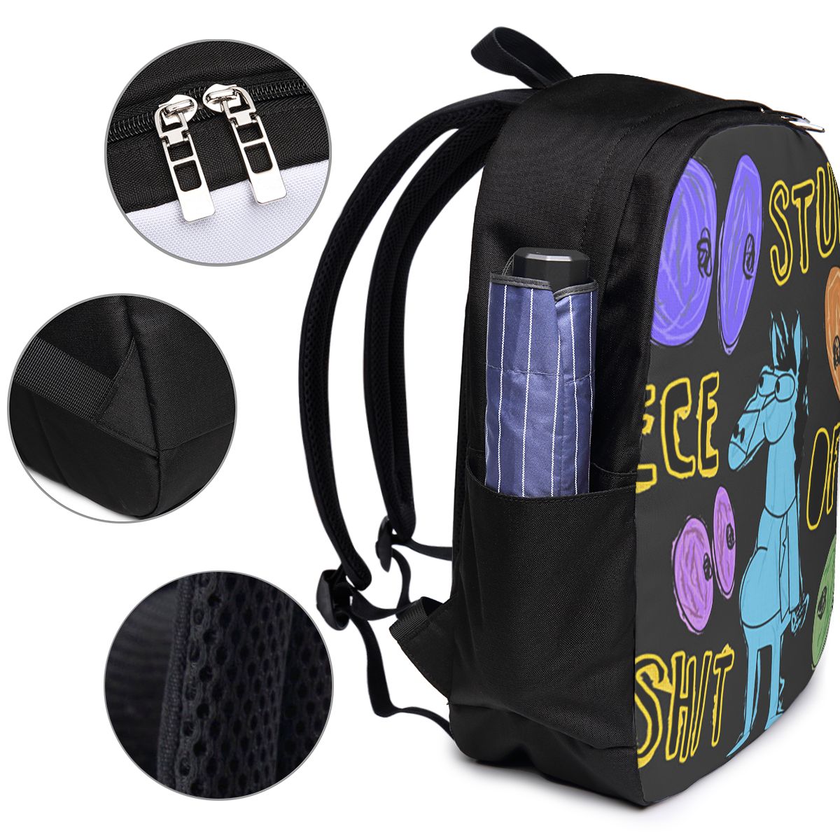 Cartoon Bojack Horseman Stupid - огляд і ціна Laptop Bag